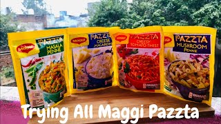 Trying All Maggi Pasta  Maggi Pazzta Recipe pasta maggi [upl. by Asatan]