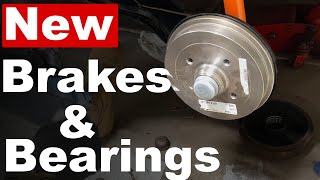 VW Rear Drum Brake and Bearing Replacement [upl. by Aman]