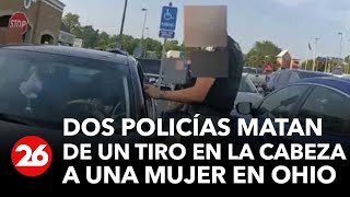 ESTADOS UNIDOS  Dos policías matan de un tiro en la cabeza a una mujer negra embarazada en Ohio [upl. by Yevol70]