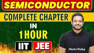 SEMICONDUCTOR in 1 Hour  Complete Chapter for JEE MainAdvanced [upl. by Eivi979]