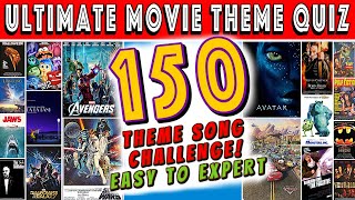 Guess The Movie Theme Song QUIZ CHALLENGE 150 Tracks [upl. by Acir811]