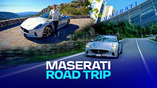 From Modena to Monaco 🔱  The Great Maserati Road Trip with Saunders CB [upl. by Yecam]