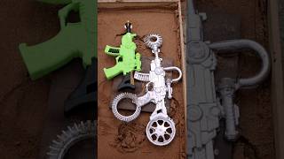 Metal Casting EP 711  molding  Making toy gun molding  metal making  Experiment [upl. by Towland]