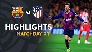 Highlights FC Barcelona vs Atletico de Madrid 20 [upl. by Essirehc129]