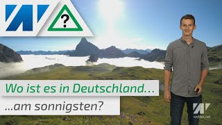 Deutschlands Sonnenecken Wo scheint die Sonne am längsten Welche Orte haben das sonnigste Wetter [upl. by Small]