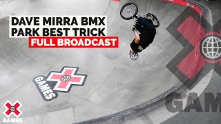 Dave Mirra BMX Park Best Trick FULL COMPETITION  X Games 2022 [upl. by Malas]