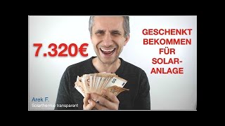 FÖRDERUNG Solaranlage  7320€ GESCHENKT für Solarthermie  Willst du die auch [upl. by Laroy]