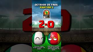 OCTAVOS DE FINAL DIA 1  COPA AFRICANA DE NACIONES 2023 countryballs [upl. by Bixby]