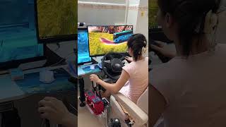 Realistic bus driving setup shortsvideo [upl. by Willyt]