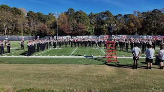 NC State Marching Band  Warmup before Football Game 11092024 [upl. by Hewart137]