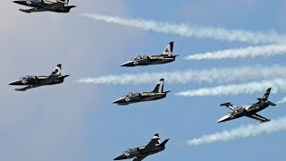 AIR14  Breitling Jet Team Aero L39 Albatros  Payerne  Youtube [upl. by Neliac]