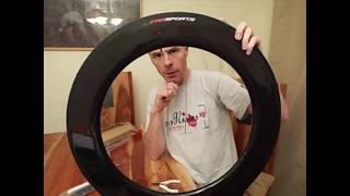 Lacing a Tubeless Rim  No Spoke Holes [upl. by Frannie172]