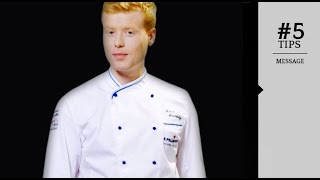 SPellegrino Young Chef 2016 Mark Moriarty’s Tips  5 Message [upl. by Raeann]