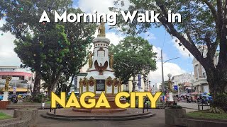 A Morning Walk in NAGA CITY Camarines Sur Philippines [upl. by Krahling]