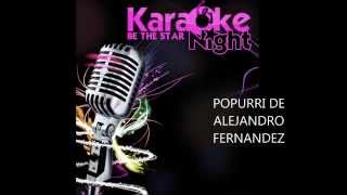 Alejandro Fernandez Karaoke Popurri ranchero [upl. by Levan457]