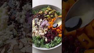 almonds feta cheese and ❤️‍🔥tossed in a simple male balsamic dressi will love shorts shortvideo [upl. by Iloj952]