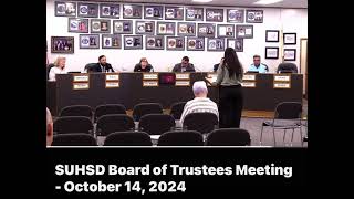 San Ysidro Board Member Candidate Kenia Peraza at the Sweetwater Union High School district [upl. by Groome]