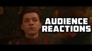 Avengers Infinity War Full Scene quotThanos Snapsquot SPOILERS  Audience Reactions  April 26 2018 [upl. by Sieracki]