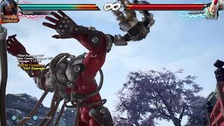 TEKKEN7 season4 gigas 4 wall break death combo but why tho [upl. by Eenhpad]