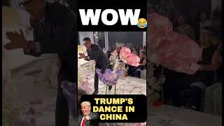 Chinese Man Enters Ceremony With Viral Trump Dance [upl. by Faith]