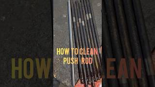 How to clean Engine Push Rods shorts youtube tricks cleaning engine part video diy skills [upl. by Hoashis213]