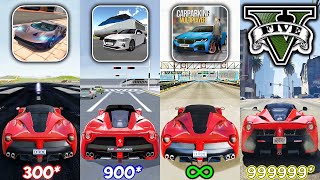 LaFerrari Top Speed in Extreme Car Driving GTA 5 3D Driving Class and Car Parking Multiplayer [upl. by Wanda]