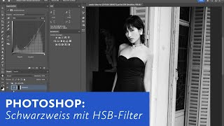 Photoshop Schwarzweiss mit HSBFilter [upl. by Adihahs]