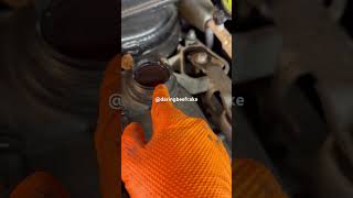 Coolant level check  overfilled example is a Mercedes B200d 2017 maintenance coolant [upl. by Retluoc362]