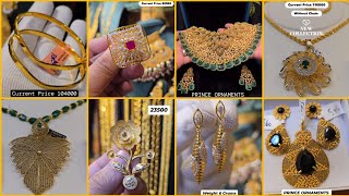 Bridal Gold Jewellery Collection 😍  Gold Bangles 💫  Gold Pendant Set 🍁 [upl. by Reinald]