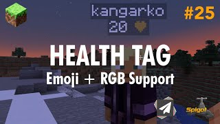 Ep25 Health Tag Under Player Name  Minecraft Plugin Development [upl. by Yates]