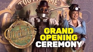 Toothsome Chocolate Emporium Grand Opening Ceremony Universal Orlando [upl. by Hodess]