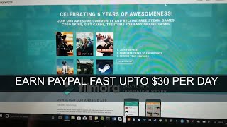 BEST EASIEST COMPLETE ways to earn money points steam code gift cards 2019 GameTame [upl. by Saticilef]