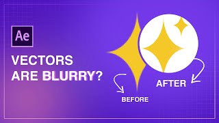 Remove pixel blur of Shapes in After Effects [upl. by Home]