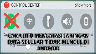 Cara Jitu Mengatasi Kartu Internet Tidak Muncul DataKoneksi [upl. by Malloy]