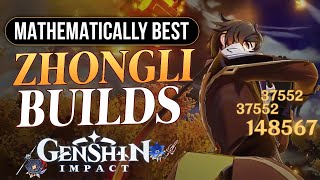 BEST ZHONGLI BUILD FOR DPS amp SUPPORT Best Weapons Artifacts  InDepth Stat Guide  Genshin Impact [upl. by Ralli]