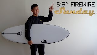 Firewire Machado Sunday 59quot Surfboard Review  Groveler Surfboard [upl. by Yralam]