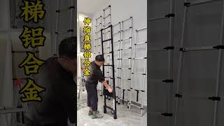 part 24Telescopic ladder manufacturer wholesale aluminum alloy bamboo ladder straight ladder [upl. by Flem]