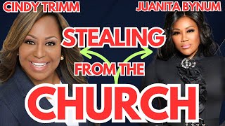 Shocking Cindy Trimm amp Juanita Bynum Caught Robbing The Church On Video cindytrimm juanitabynum [upl. by Lula]