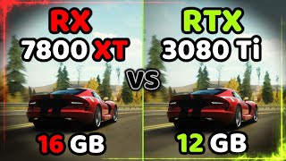 RX 7800 XT vs RTX 3080 Ti  Test in 10 Games  2023 [upl. by Ainirtak]