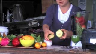 Green Smoothies with Valya Boutenko  Basic Green Soup or Savoury Smoothie [upl. by Pegasus129]