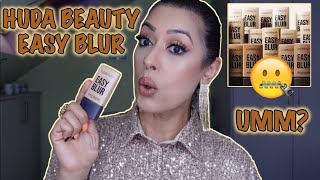 REVIEW NEW Huda Beauty EASY BLUR Foundation [upl. by Ttirb]