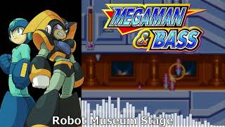 Robot Museum Stage  MegaMan amp Bass Arrange [upl. by Aihsekal]