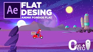 ANIMACIONES en 2d quotFlat Desingquot  After Effects Tutorial 🌌 [upl. by Ribaj44]