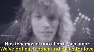 Bon Jovi  Livin On A Prayer  Subtitulada Español  Lyrics English [upl. by Lisha]