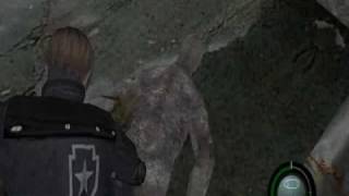 RE4 Regenerator Knife Trick [upl. by Enehs]