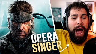 Opera Singer Breaks Down Metal Gear Solid Snake Eater Main theme and Trailer [upl. by Halsey]