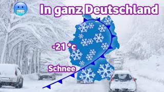 wetter  Großer Schnee kommt nach Deutschland Mit sibirischem Frost Hier ist der bestätigte Termin [upl. by Ellened]