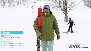 Thoms ReviewVolkl Mantra M6 Skis 2022Skiscom [upl. by Broderick]