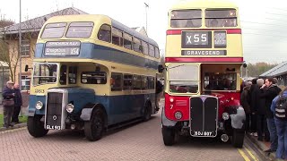 Ensignbus Christmas Heritage Bus Running Day 2022 [upl. by Plotkin]