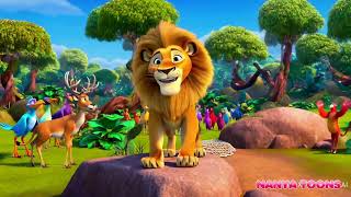 Sher Nirala Himmat Wala  Kids Nursery Rhymes  Children Poem [upl. by Analak561]